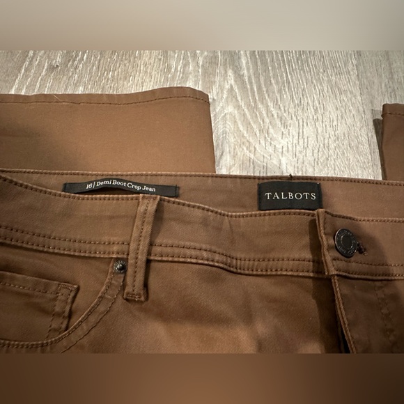 Talbots Denim Boot Crop Jean - Picture 5 of 6